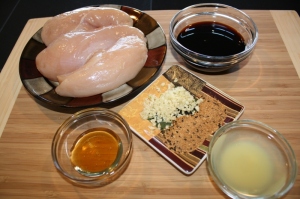 Asian Chicken Ingredients